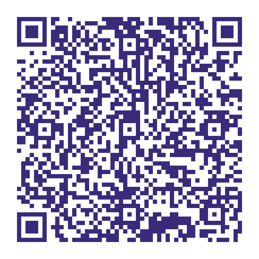 QR code linking to the HM Solutions, Inc. Google review page
