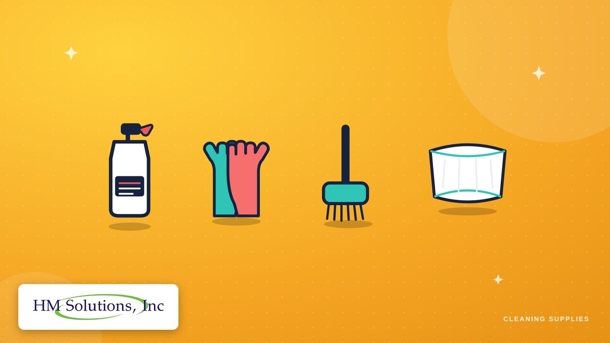 Cleaning supplies, from The Clean Sweep by HM Solutions